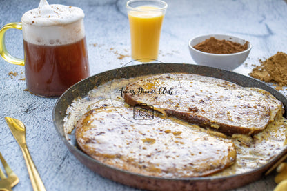 Sourdough eggnog french toast - PLR set