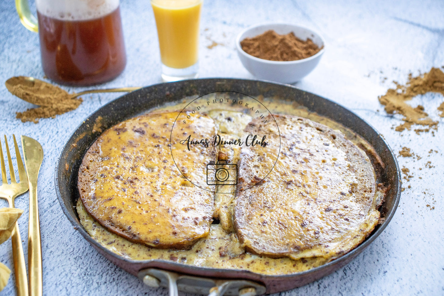 Sourdough eggnog french toast - exclusive set