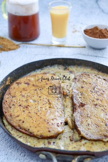Sourdough eggnog french toast - PLR set