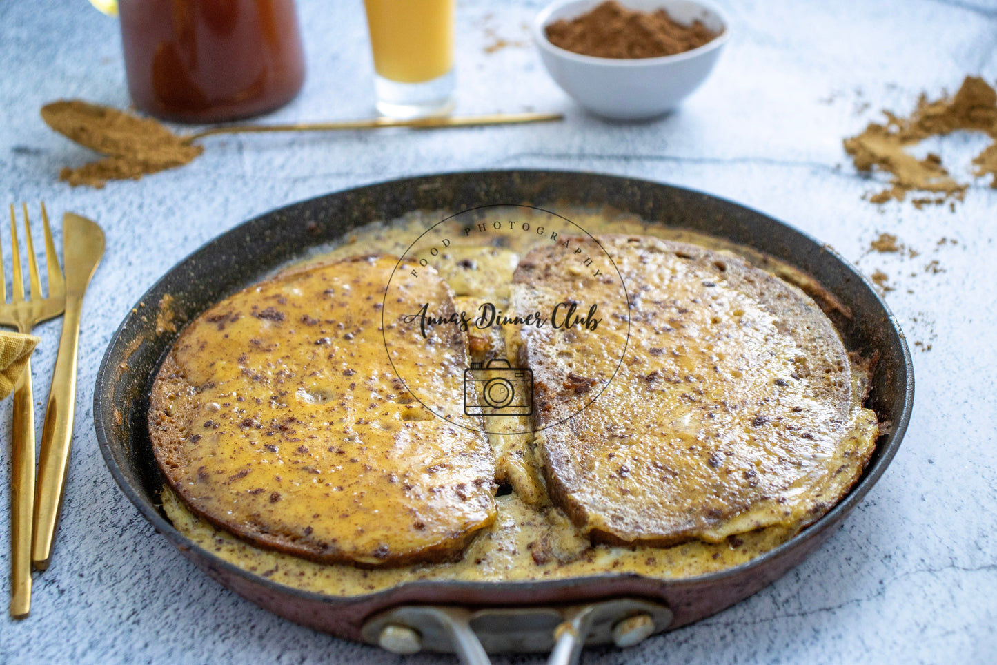 Sourdough eggnog french toast - exclusive set