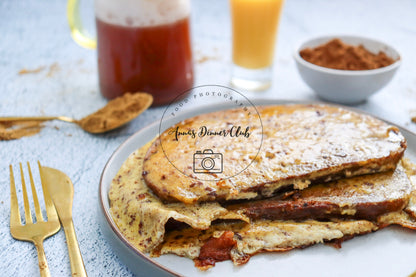 Sourdough eggnog french toast - PLR set