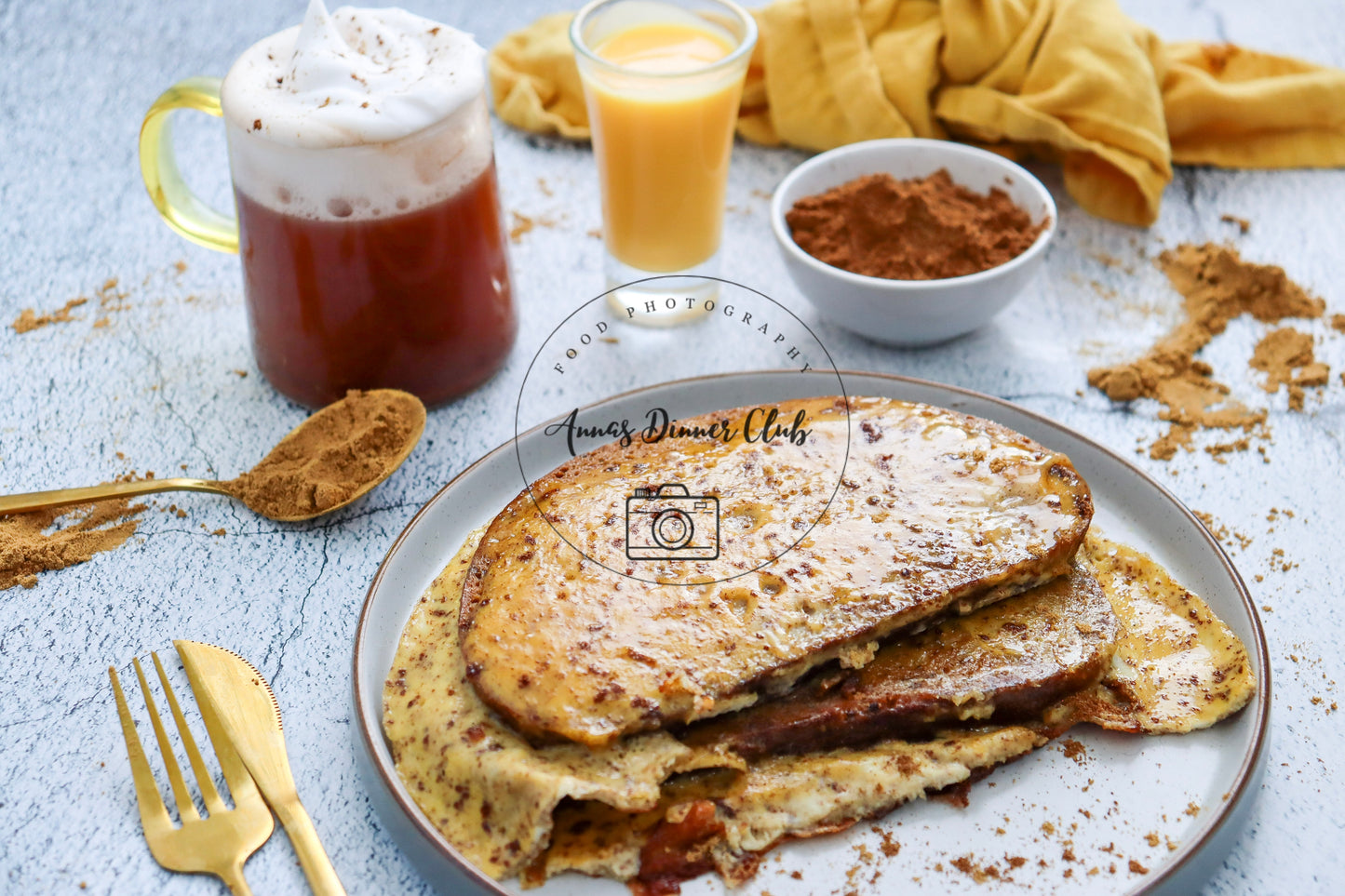 Sourdough eggnog french toast - exclusive set