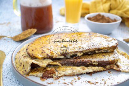 Sourdough eggnog french toast - PLR set