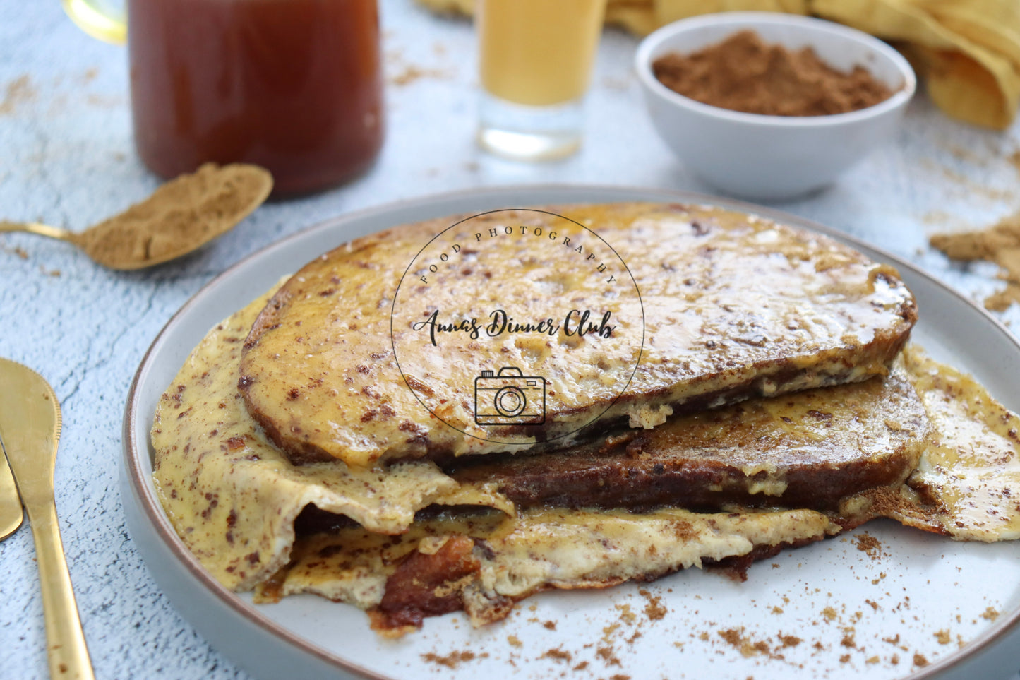 Sourdough eggnog french toast - exclusive set