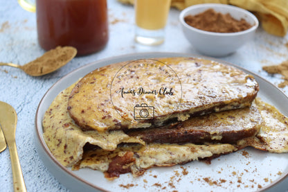 Sourdough eggnog french toast - PLR set
