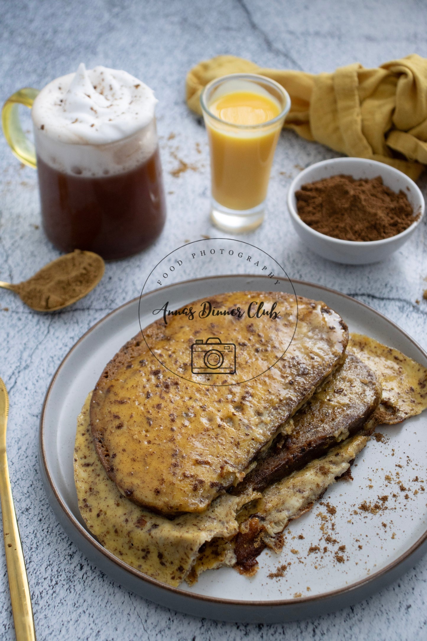 Sourdough eggnog french toast - exclusive set