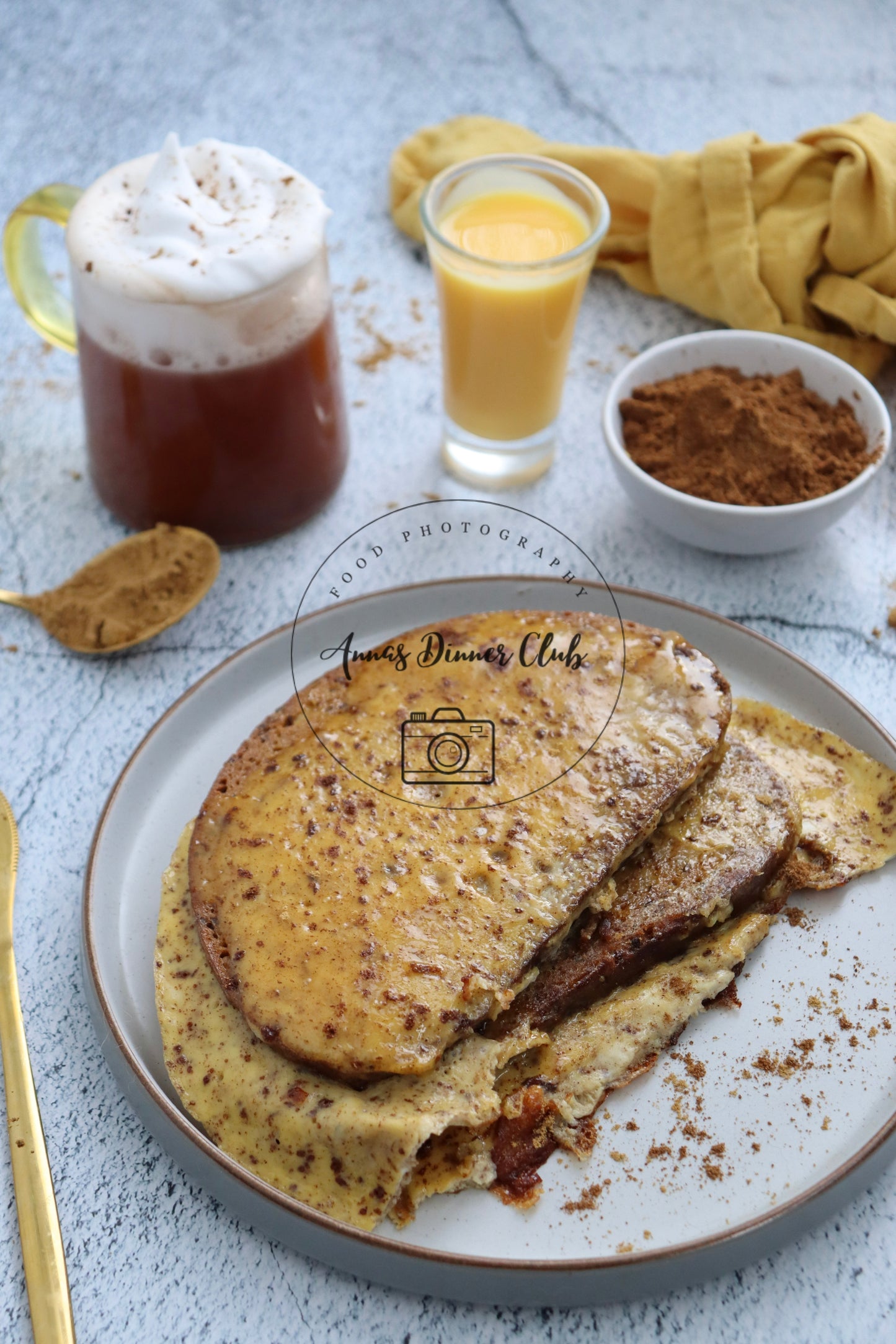 Sourdough eggnog french toast - exclusive set