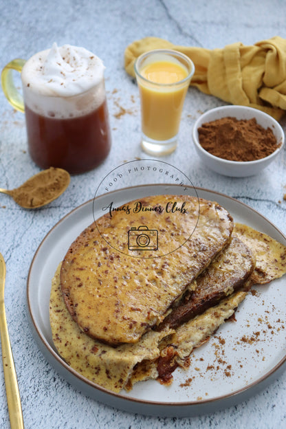 Sourdough eggnog french toast - PLR set