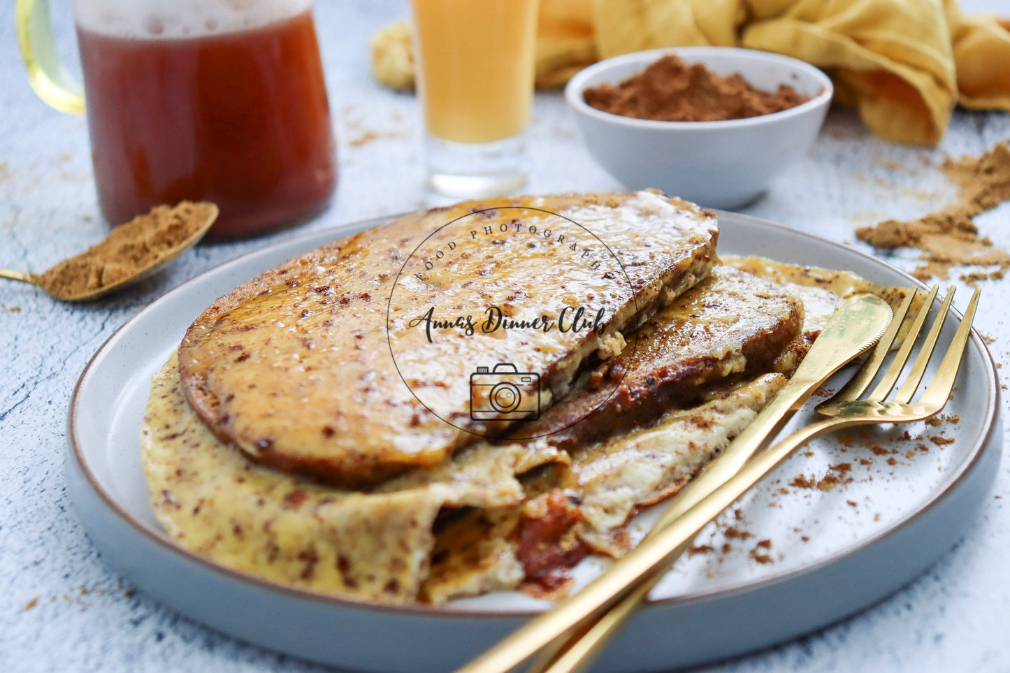 Sourdough eggnog french toast - exclusive set