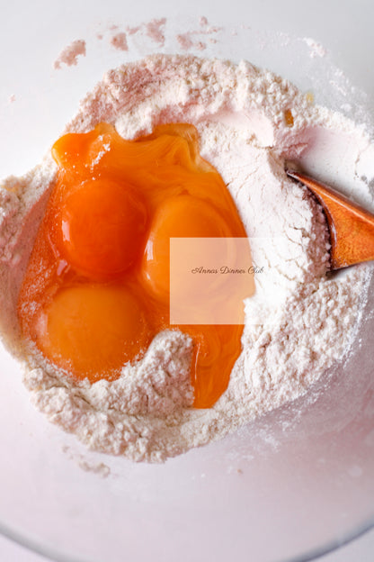 Home made pink- orange donuts PLR set