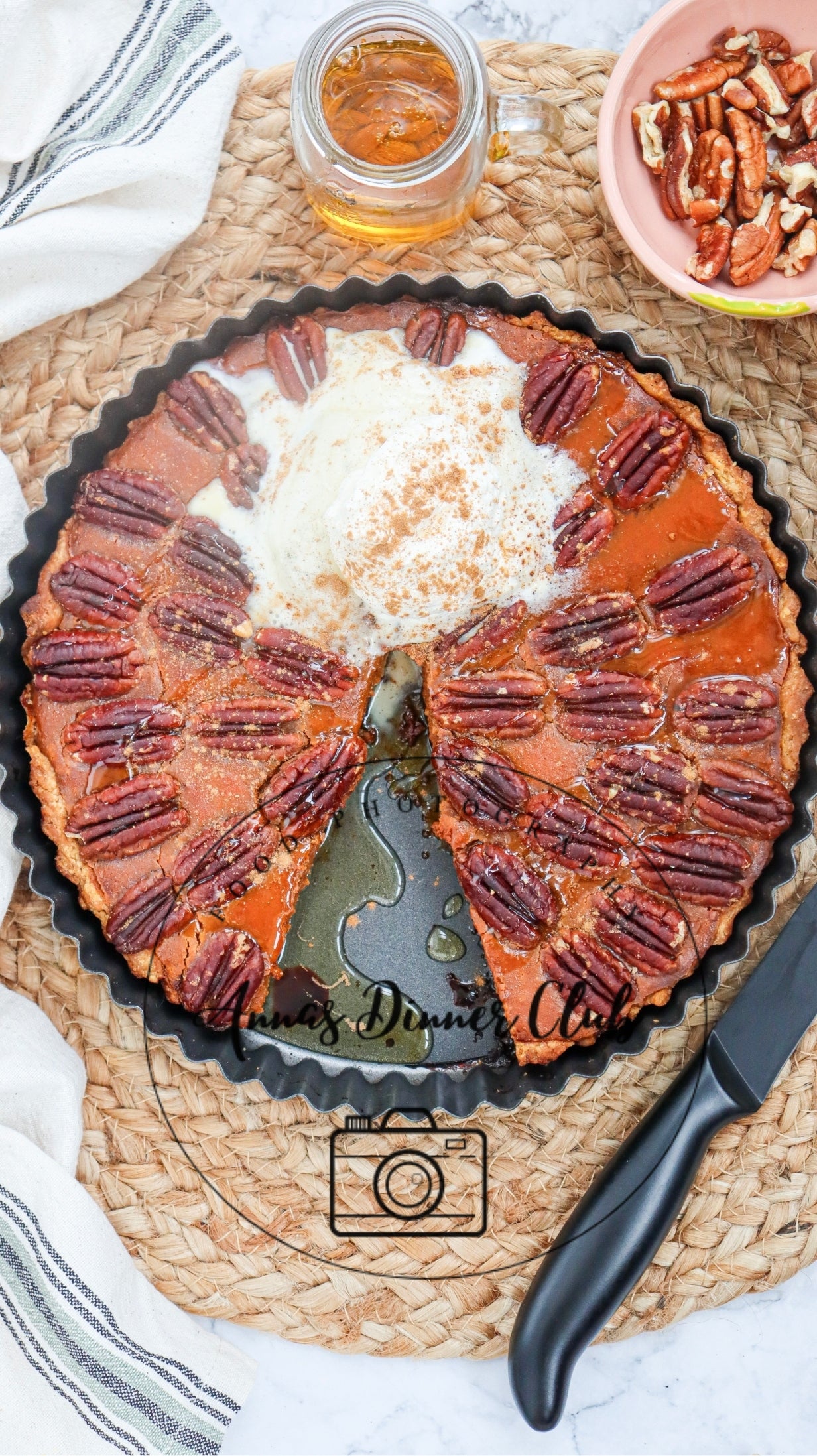 Pumpkin pecan cheesecake pie semi exclusive set 2