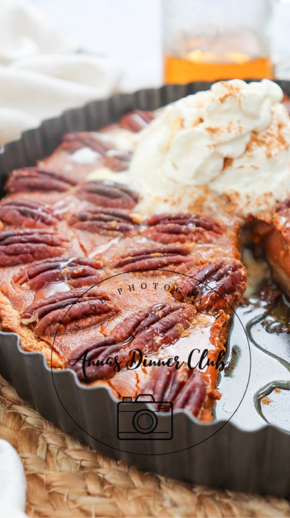 Pumpkin pecan cheesecake pie semi exclusive set 2