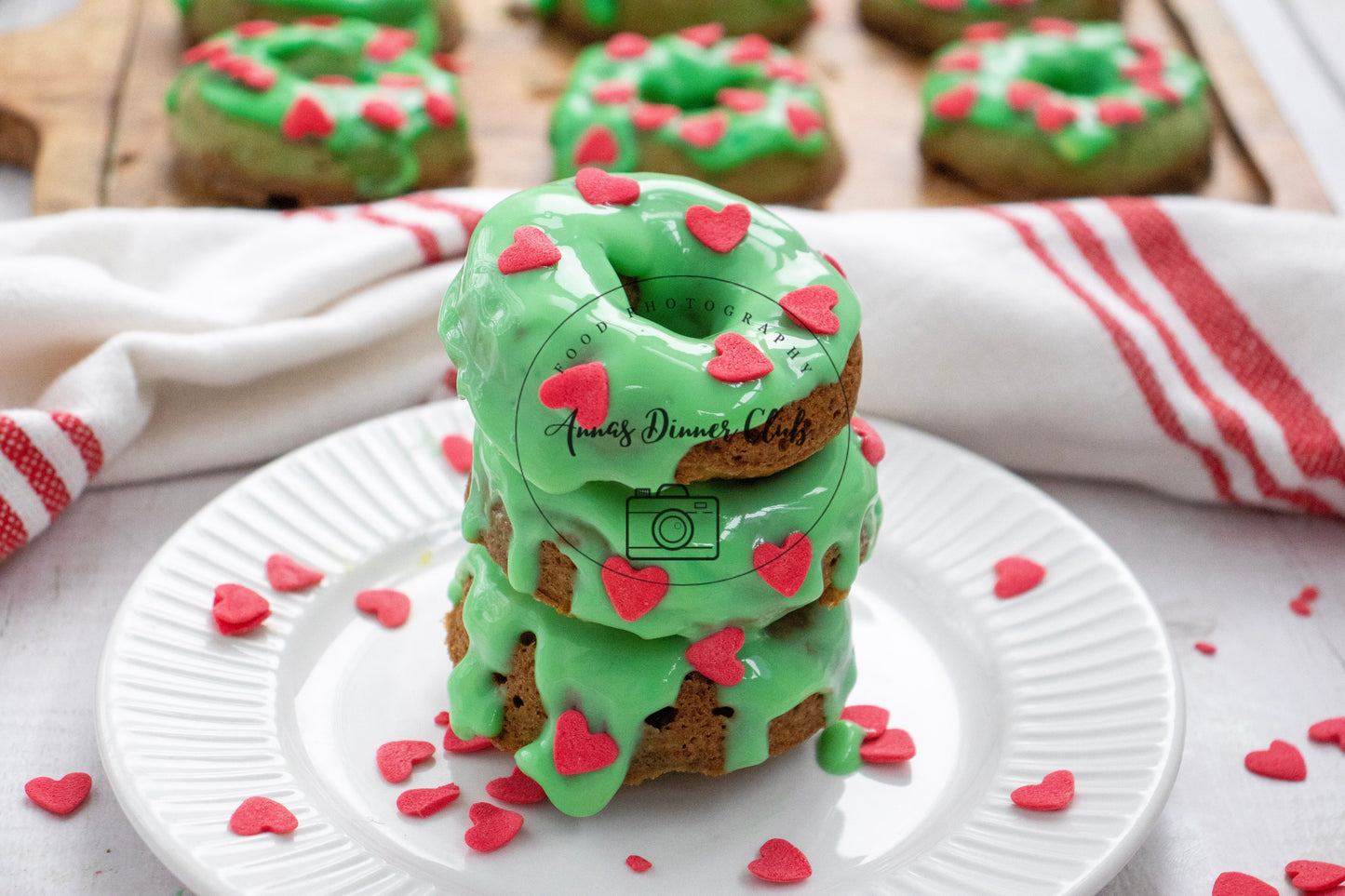 Fast and festive grinch donuts  - exclusive set