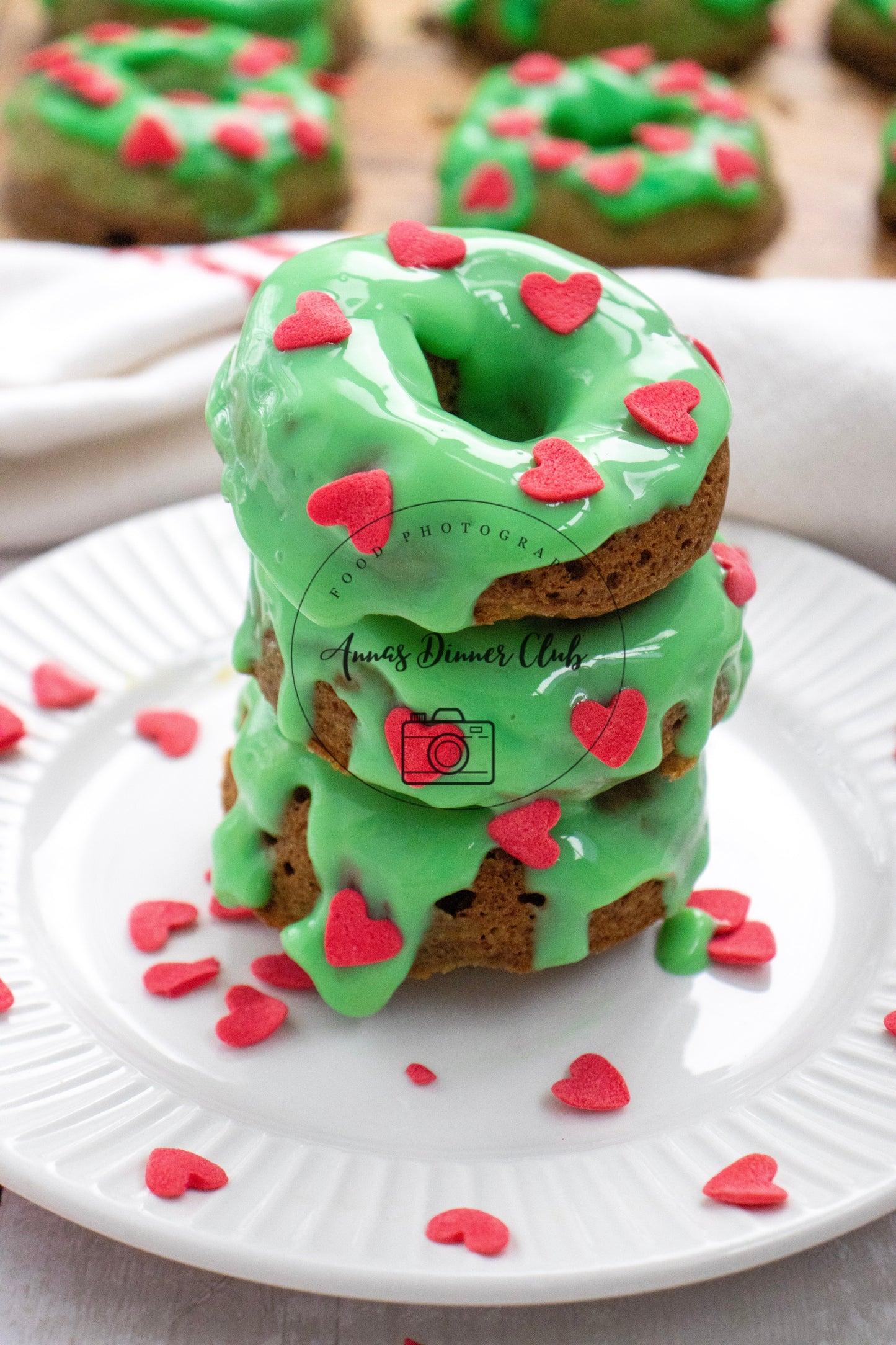 Fast and festive grinch donuts  - exclusive set