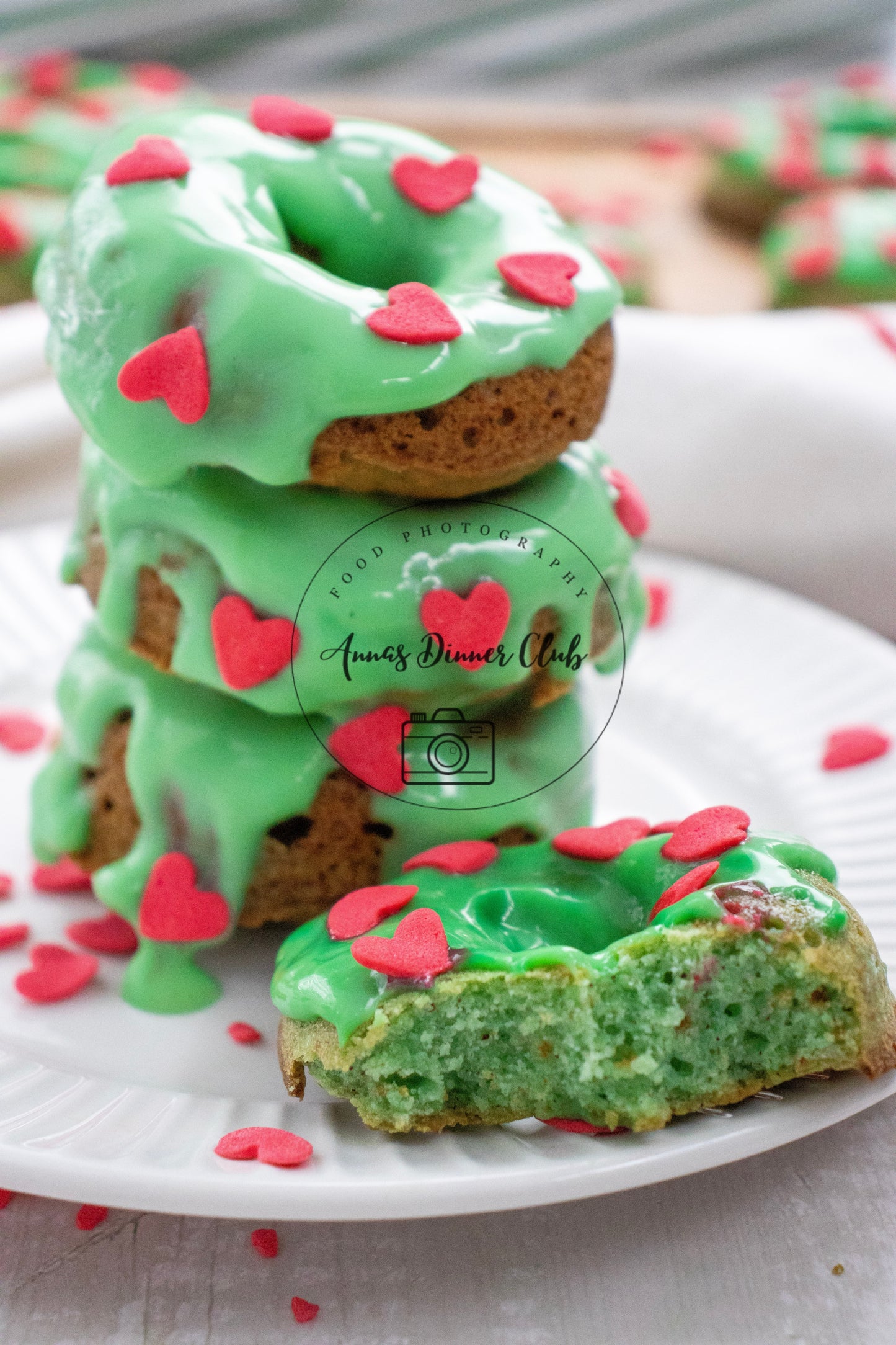 Fast and festive grinch donuts  - exclusive set