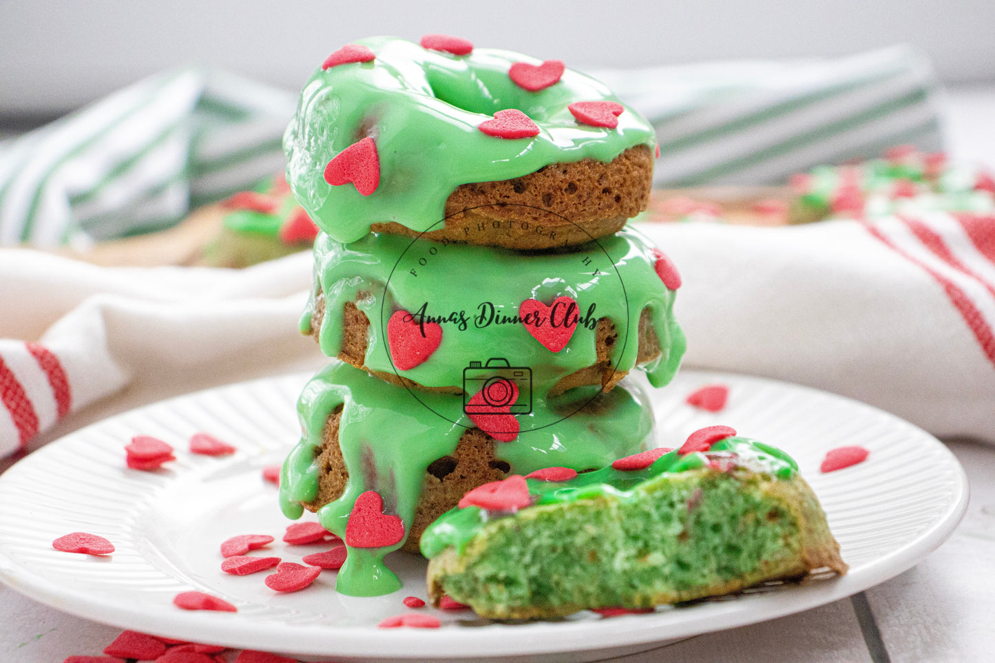 Fast and festive grinch donuts  - exclusive set
