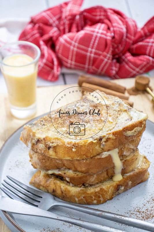 Eggnog french toast - exclusive set