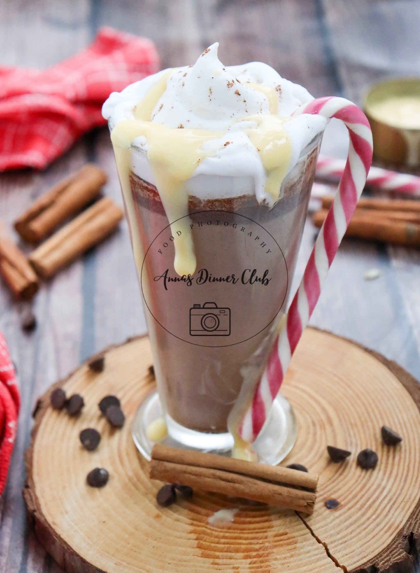 Choco-Nog Delight-Eggnog hot chocolate  exclusive set