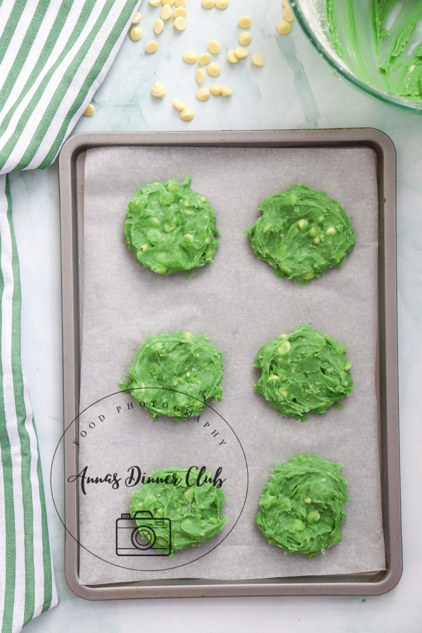 Grinch Mint Cookies - small batch - exclusive set