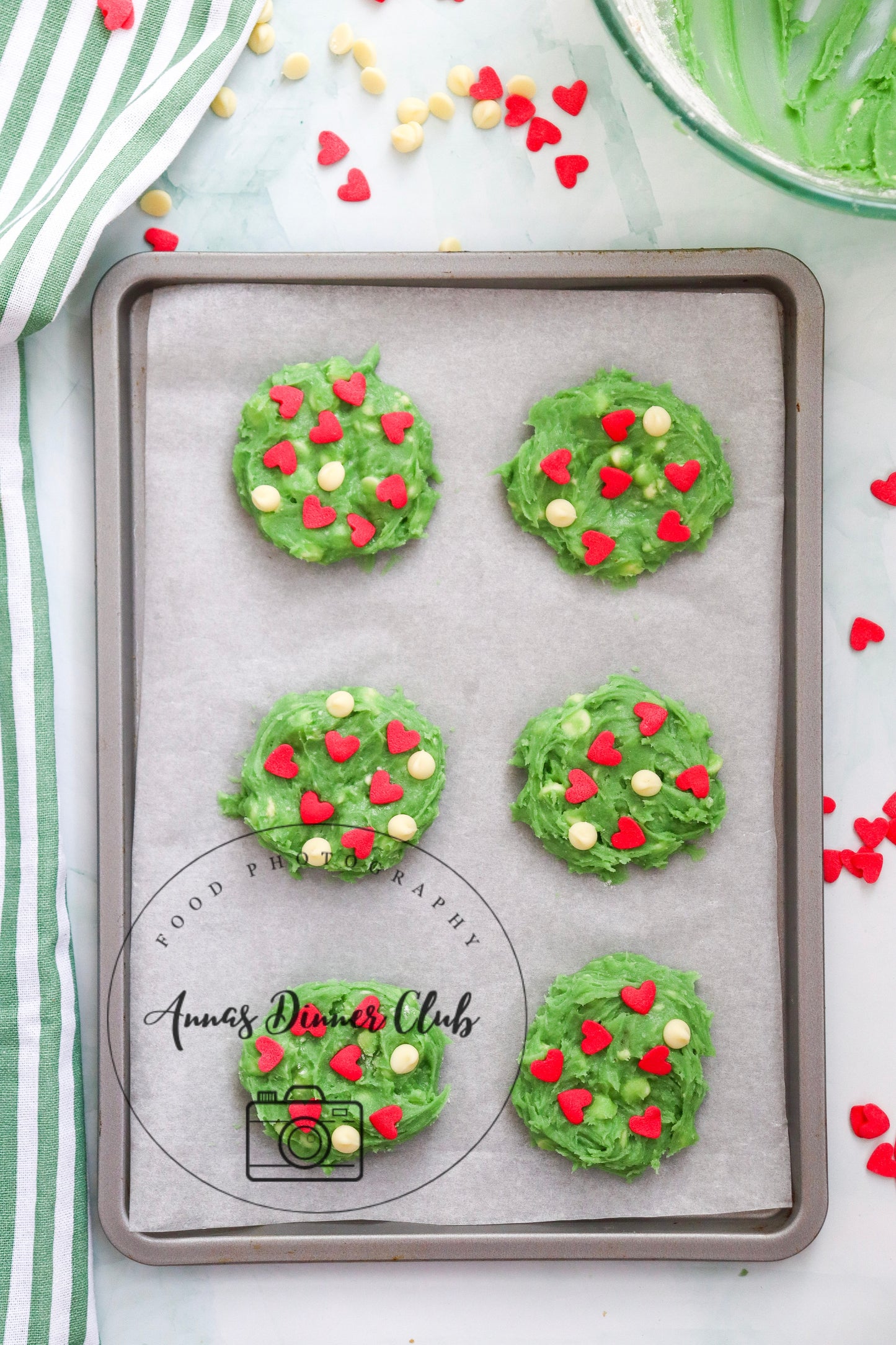 Grinch Mint Cookies - small batch - exclusive set