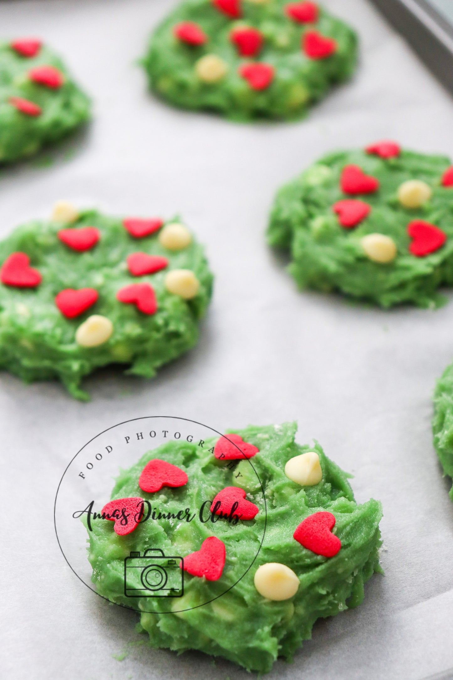 Grinch Mint Cookies - small batch - exclusive set