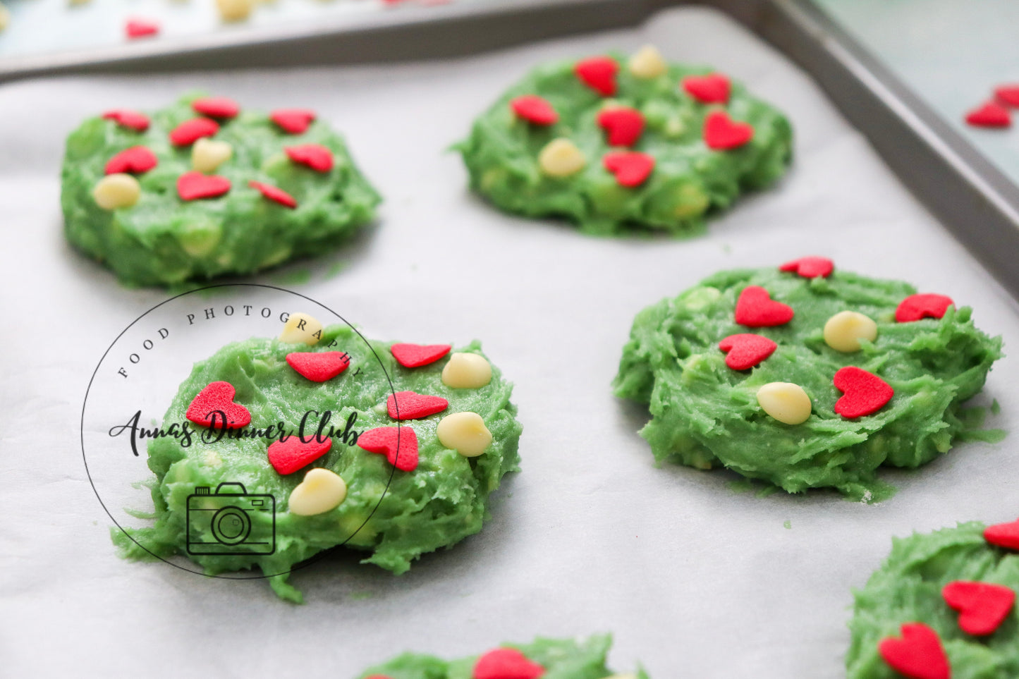 Grinch Mint Cookies - small batch - exclusive set