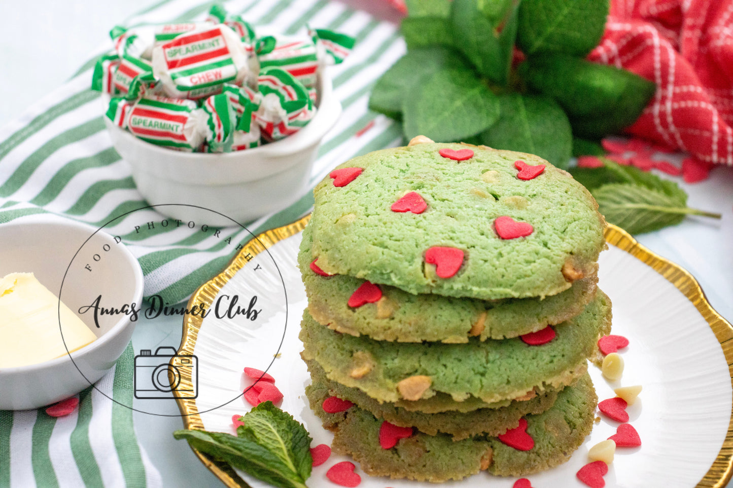 Grinch Mint Cookies - small batch - exclusive set