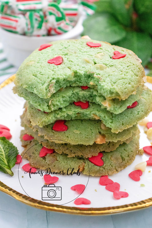 Grinch Mint Cookies - small batch - exclusive set