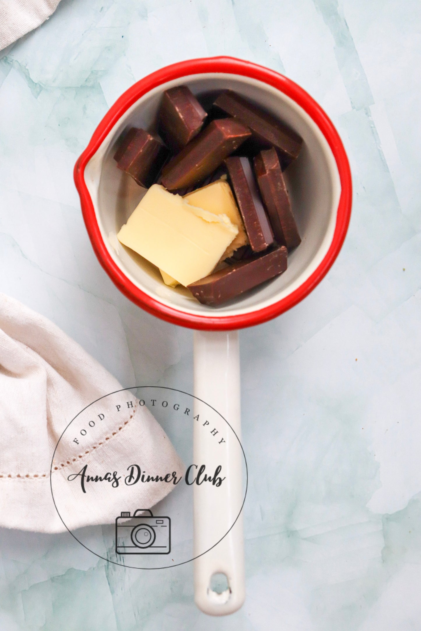 Peppermint Cheesecake with chocolate drizzle - exclusive set