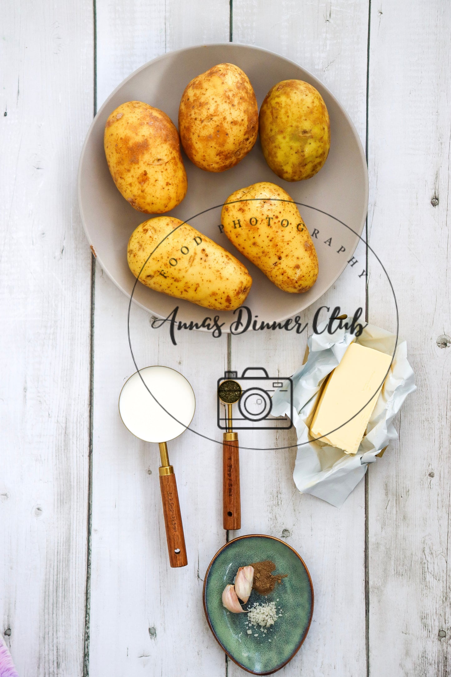 Creamy mash potatoes- PLR set