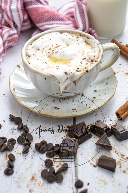 Oat Milk eggnog hot chocolate PLR set