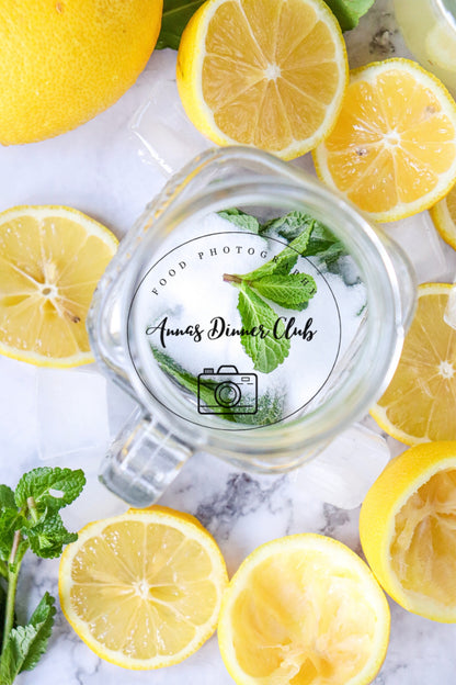 Lemon Mojito Mocktail PLR set