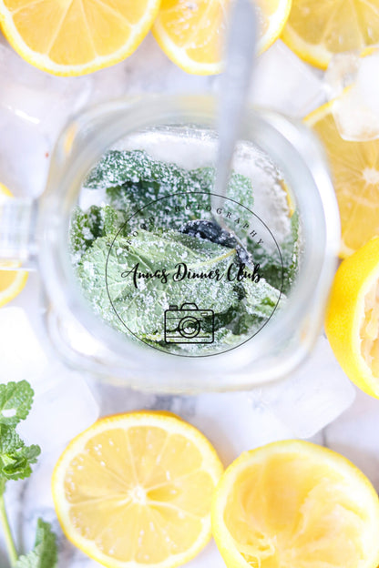 Lemon Mojito Mocktail PLR set