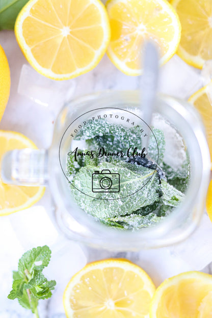 Lemon Mojito Mocktail PLR set