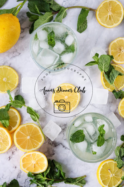 Lemon Mojito Mocktail PLR set