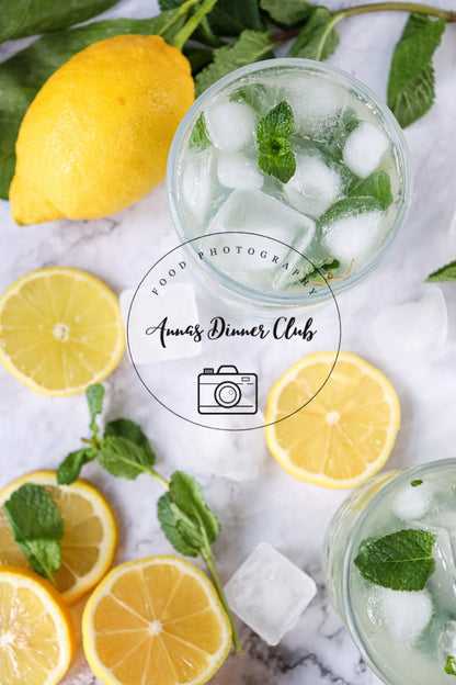 Lemon Mojito Mocktail PLR set