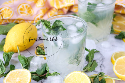 Lemon Mojito Mocktail PLR set