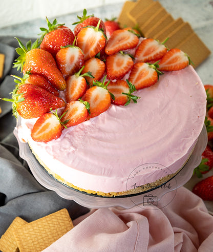 Strawberry no bake cheesecake PLR set