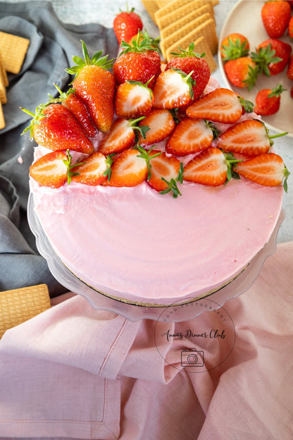 Strawberry no bake cheesecake PLR set