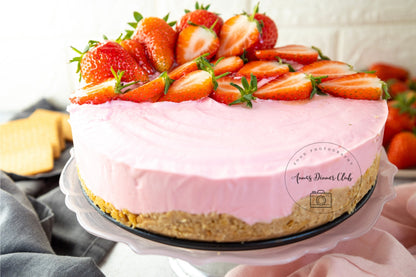 Strawberry no bake cheesecake PLR set