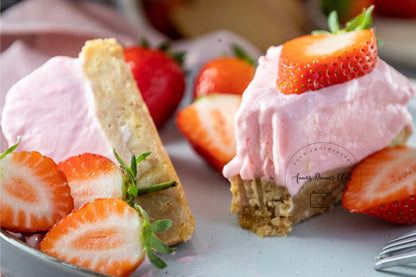 Strawberry no bake cheesecake PLR set