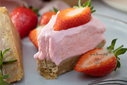 Strawberry no bake cheesecake PLR set