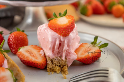 Strawberry no bake cheesecake PLR set