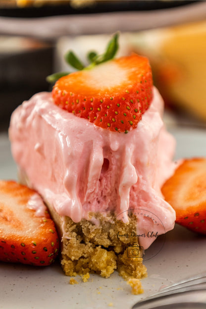 Strawberry no bake cheesecake PLR set