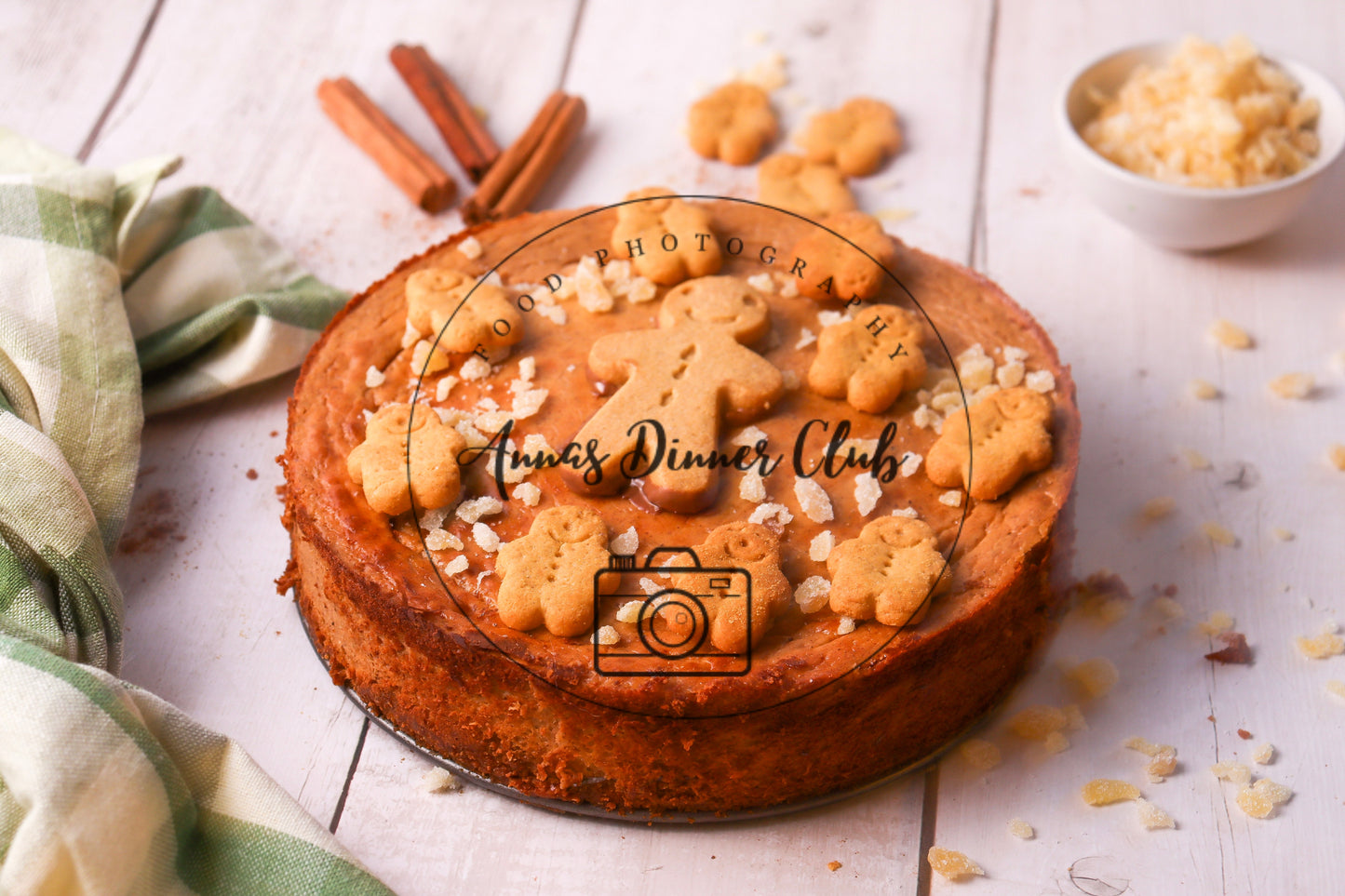 Gingerbread peanut butter cheesecake  - exclusive set