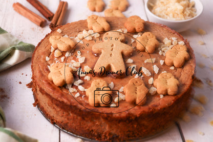 Gingerbread peanut butter cheesecake  - PLR set