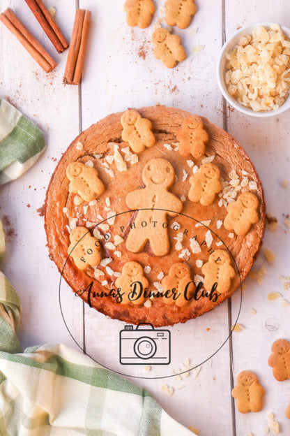 Gingerbread peanut butter cheesecake  - PLR set