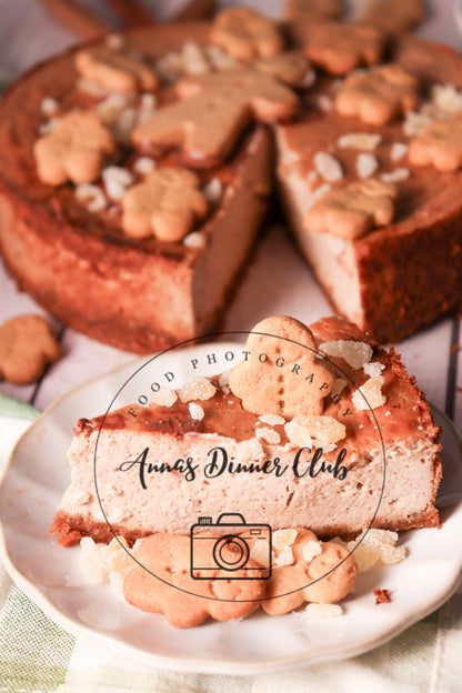 Gingerbread peanut butter cheesecake  - PLR set