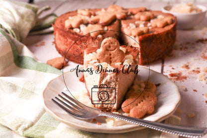 Gingerbread peanut butter cheesecake  - PLR set