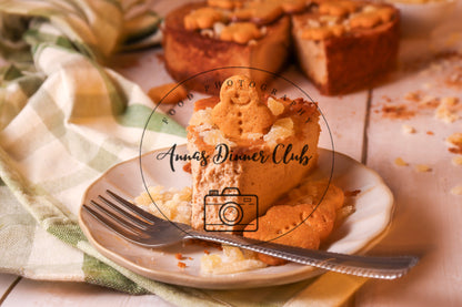 Gingerbread peanut butter cheesecake  - PLR set